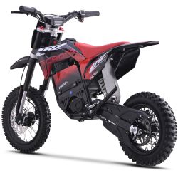 Pit Bike Elettrica - CRZ 1400W 48V - E-Cross PRO 10"/12" - Rosso