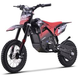 Pit Bike Elettrica - CRZ 1400W 48V - E-Cross PRO 10"/12" - Rosso
