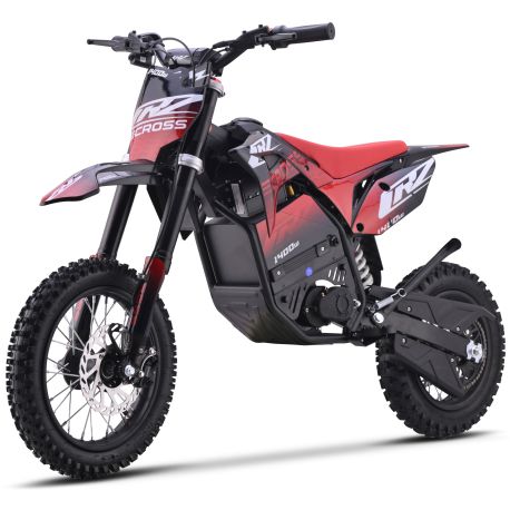Dirt Bike électrique Enfant CRZ 1600W 48V E-Cross 10"/12" - Rouge