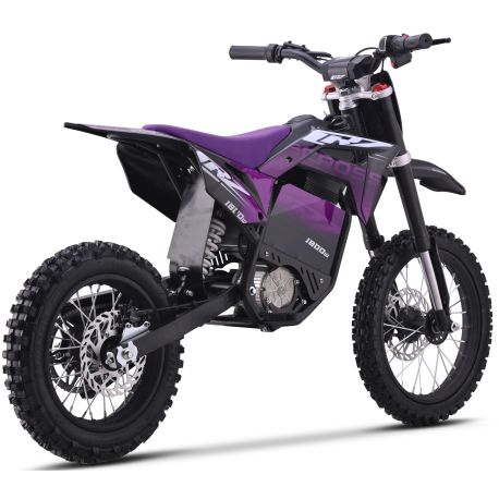Dirt Bike électrique Enfant CRZ 2000W 48V E-Cross Pro 12"/14" - Violet