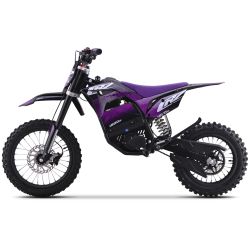 Dirt Bike électrique Enfant CRZ 2000W 48V E-Cross Pro 12"/14" - Violet