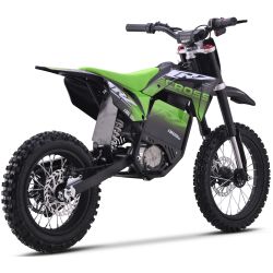 Dirt Bike électrique Enfant CRZ 2000W 48V E-Cross Pro 12"/14" - Vert
