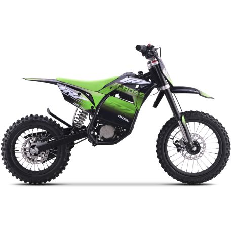 Electric Dirt Bike CRZ 1800W 48V E-Cross for Kids, 12"/14"