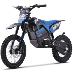 Dirt Bike électrique Enfant CRZ 2000W 48V E-Cross Pro 12"/14" - Bleu