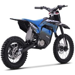 Dirt Bike électrique Enfant CRZ 2000W 48V E-Cross Pro 12"/14" - Bleu