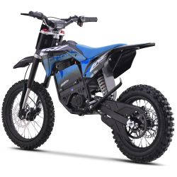 Dirt Bike électrique Enfant CRZ 2000W 48V E-Cross Pro 12"/14" - Bleu