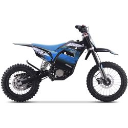 Dirt Bike électrique Enfant CRZ 2000W 48V E-Cross Pro 12"/14" - Bleu