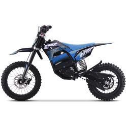 Pit Bike elettrica - CRZ 1800W 48V - E-Cross 12"/14" - Blu