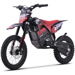 Dirt Bike électrique Enfant CRZ 2000W 48V E-Cross Pro 12"/14" - Rouge