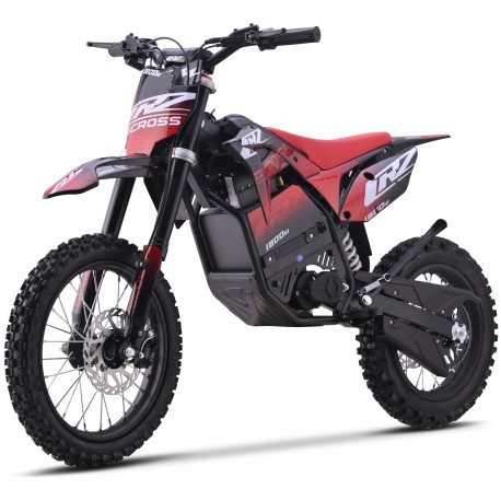 Pit Bike elettrica - CRZ 1800W 48V - E-Cross PRO 12"/14" - Rosso