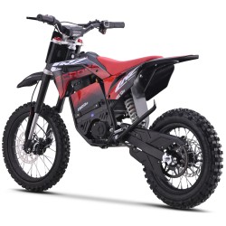 Dirt Bike électrique Enfant CRZ 2000W 48V E-Cross Pro 12"/14" - Rouge