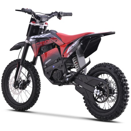 Dirt Bike électrique Enfant CRZ 2000W 48V E-Cross Pro 12"/14" - Rouge