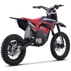 Pit Bike elettrica - CRZ 1800W 48V - E-Cross PRO 12"/14" - Rosso