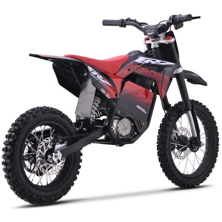 Pit Bike elettrica - CRZ 1800W 48V - E-Cross PRO 12"/14" - Rosso