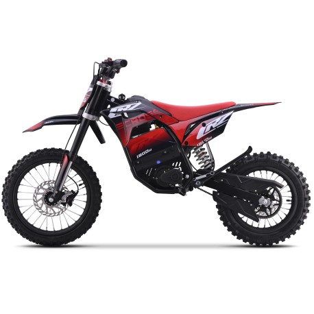 Dirt Bike électrique Enfant CRZ 2000W 48V E-Cross Pro 12"/14" - Rouge