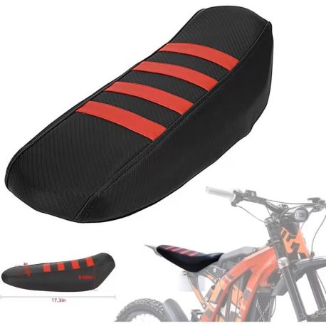 Housse de selle SURRON - Light Bee - Noir/Rouge