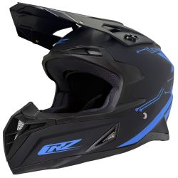 Casque motocross CRZ - Bleu