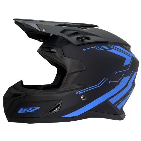 Casque motocross CRZ - Bleu