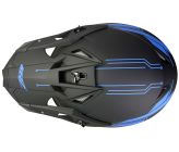 Casque motocross CRZ - Bleu