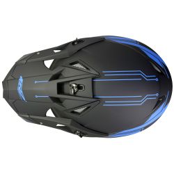 Casque motocross CRZ - Bleu