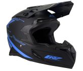 Casque motocross CRZ - Bleu
