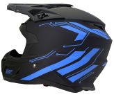 Casque motocross CRZ - Bleu