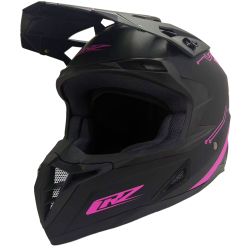 Casque motocross CRZ - Rose