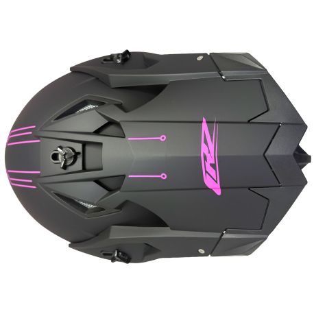 Casque motocross CRZ - Rose
