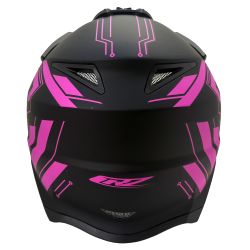 Casque motocross CRZ - Rose