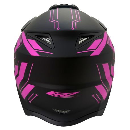 Casque motocross CRZ - Rose