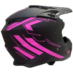 Casque motocross CRZ - Rose