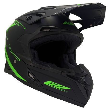 Casque motocross CRZ - Vert