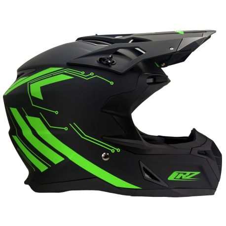 Casque motocross CRZ - Vert