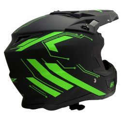 Casque motocross CRZ - Vert