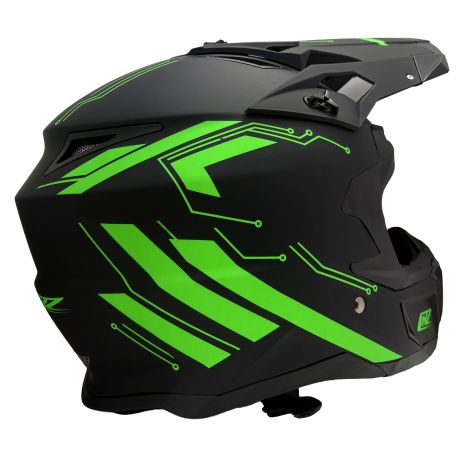 Casque motocross CRZ - Vert