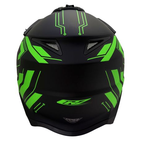 Casque motocross CRZ - Vert