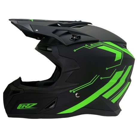 Casque motocross CRZ - Vert