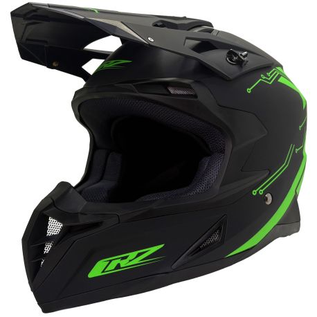 Casque motocross CRZ - Vert