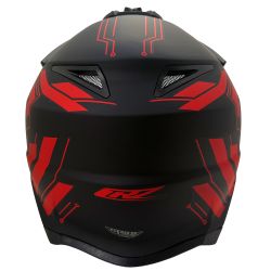 Casque motocross CRZ - Rouge