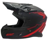 Casque motocross CRZ - Rouge