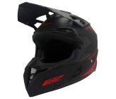 Casque motocross CRZ - Rouge