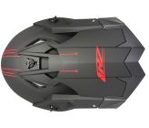 Casque motocross CRZ - Rouge