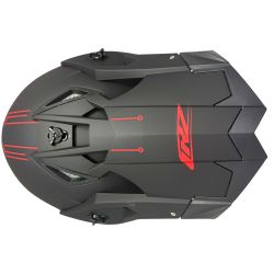 Casque motocross CRZ - Rouge