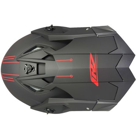 Casque motocross CRZ - Rouge