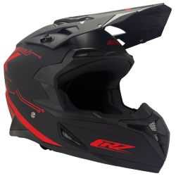 Casque motocross CRZ - Rouge
