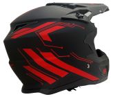 Casque motocross CRZ - Rouge