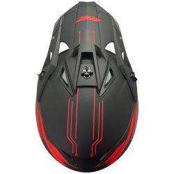 Casque motocross CRZ - Rouge