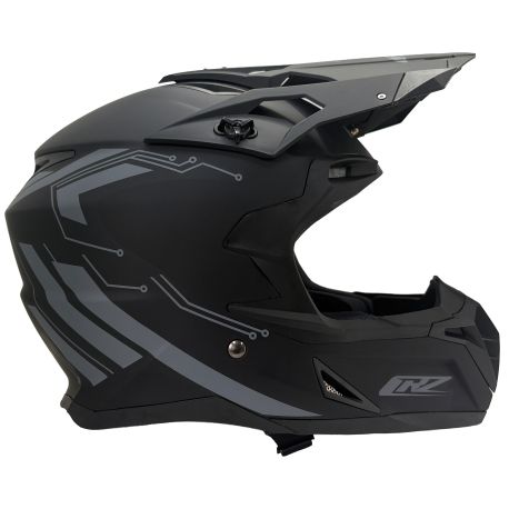 Casque motocross CRZ - Noir