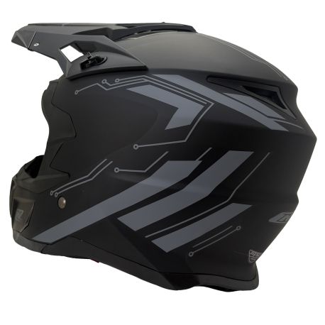 Casque motocross CRZ - Noir