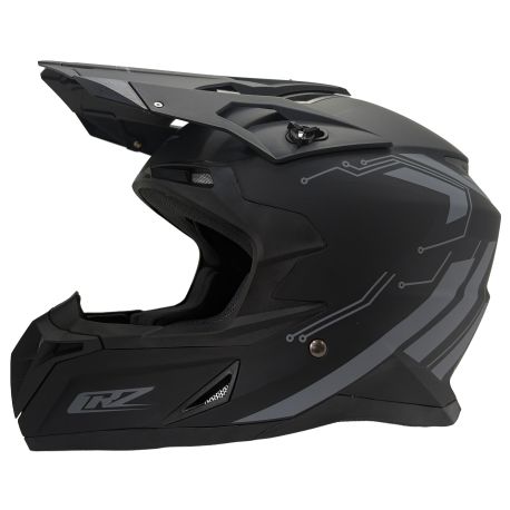 Casque motocross CRZ - Noir